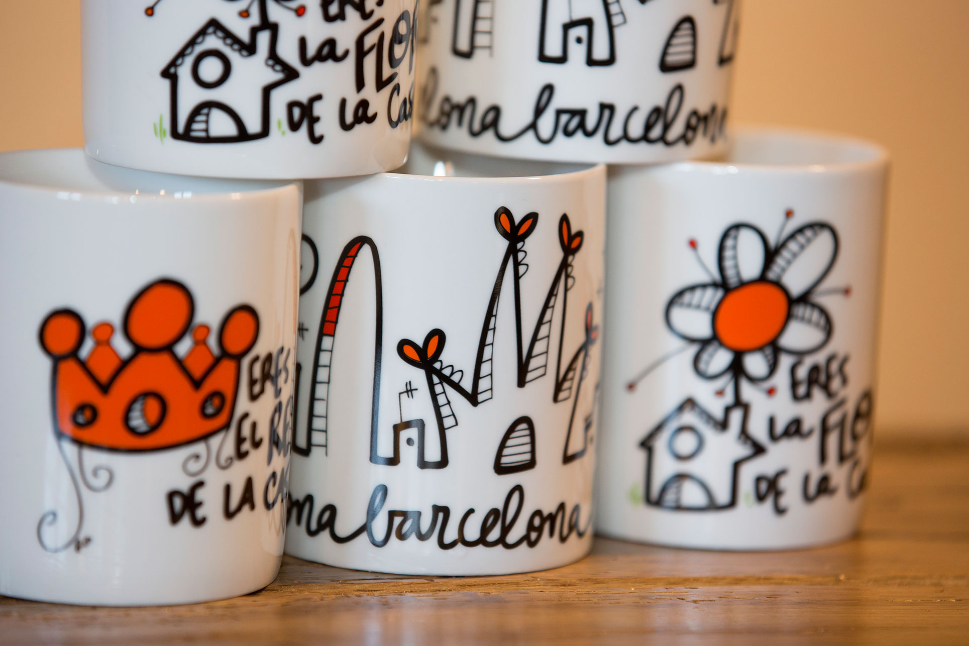 Mugs en porcelaine personnalisés
